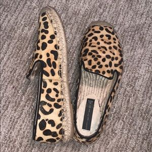 Slip on espadrille flats